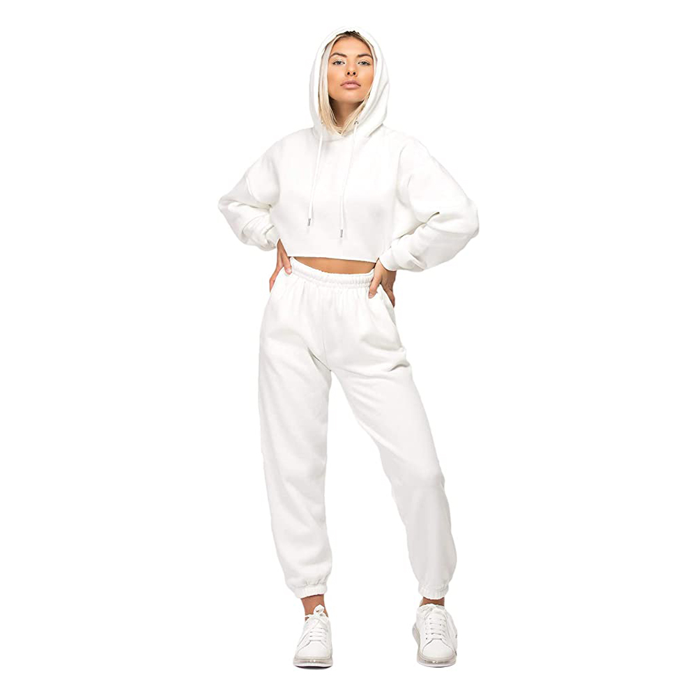 Women's Crop Hoodies Sets